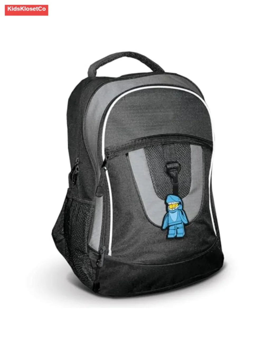 LEGO Shark Suit Guy Silicone Luggage Tag with Strap